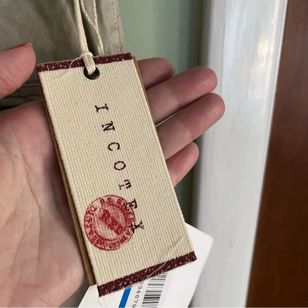 Incotex RED Women's Sz 29x31 100% Cotton BEIGE Straight Leg Chino Khaki Pants - Picture 7 of 16